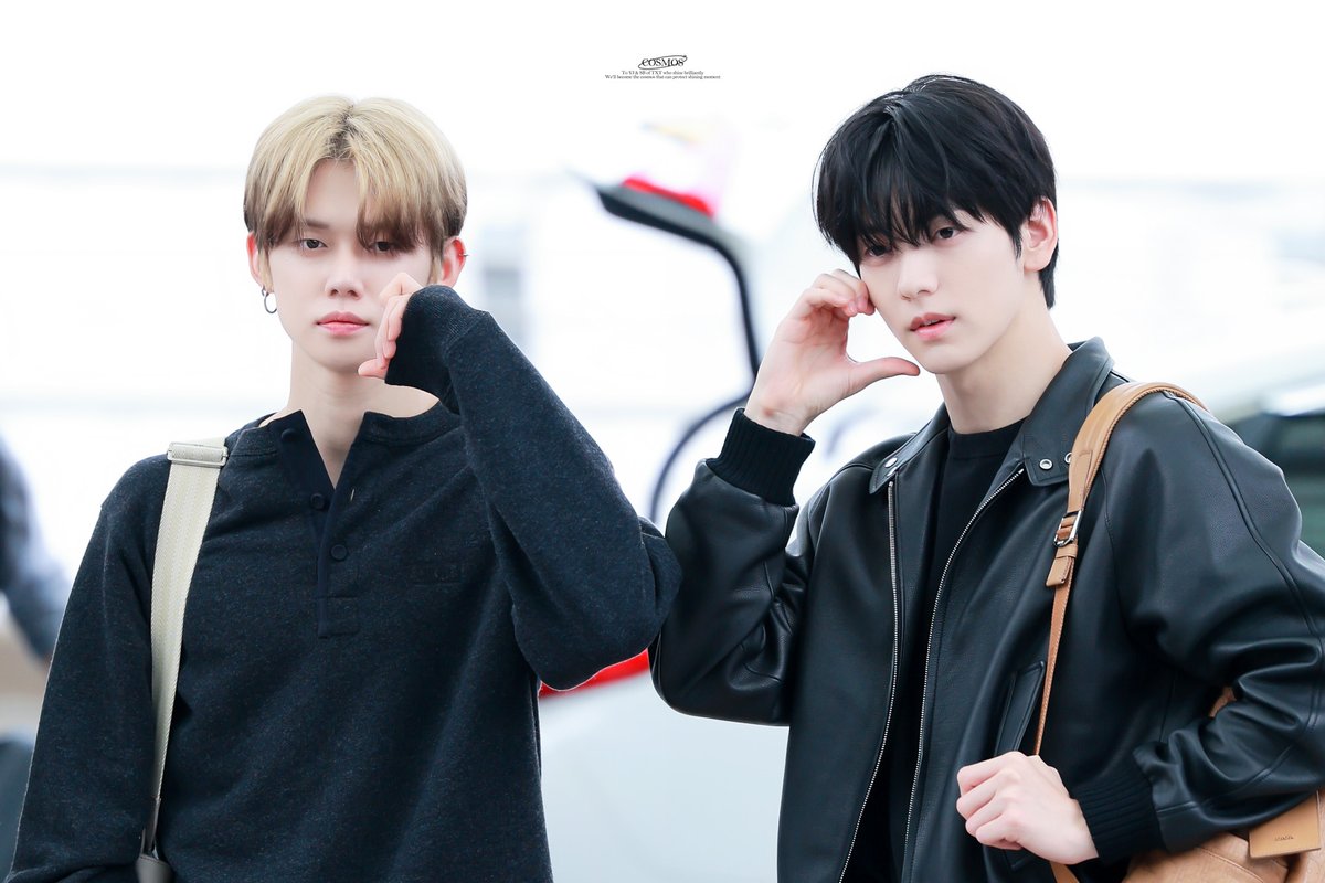 cosmos_913's tweet image. [HQ] 250625 ✈️

#YEONJUN #연준 #SOOBIN #수빈 
#투모로우바이투게더 #TXT