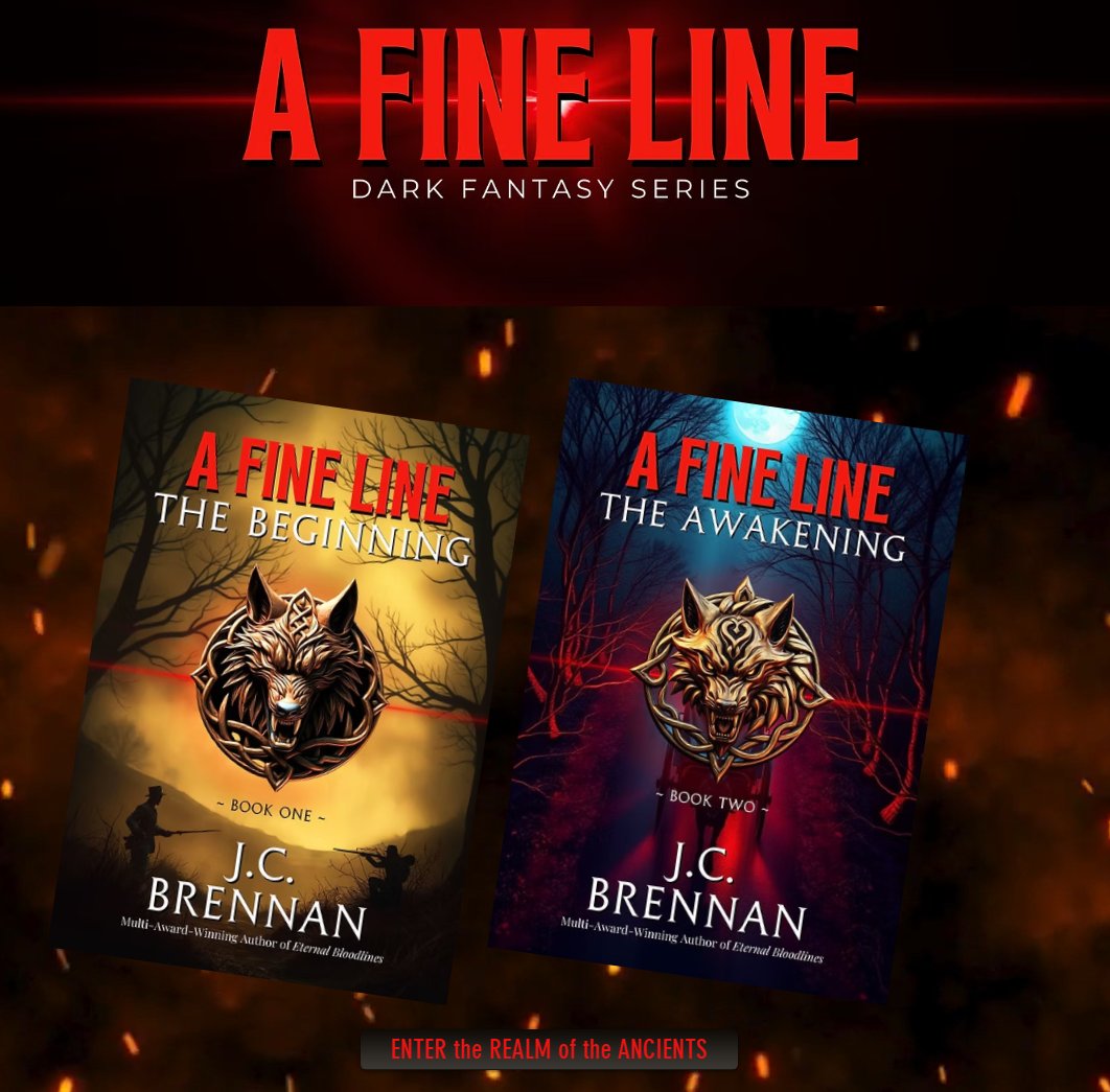 Know more about this #darkfantasy series.
Visit my website and enter the realm of the Ancients. 
💋 jcbrennanbooks.com/home/a-fine-li…

#authorwebsite #AFineLine #horror #darkfantasy #ReadersCommunity #booklovers