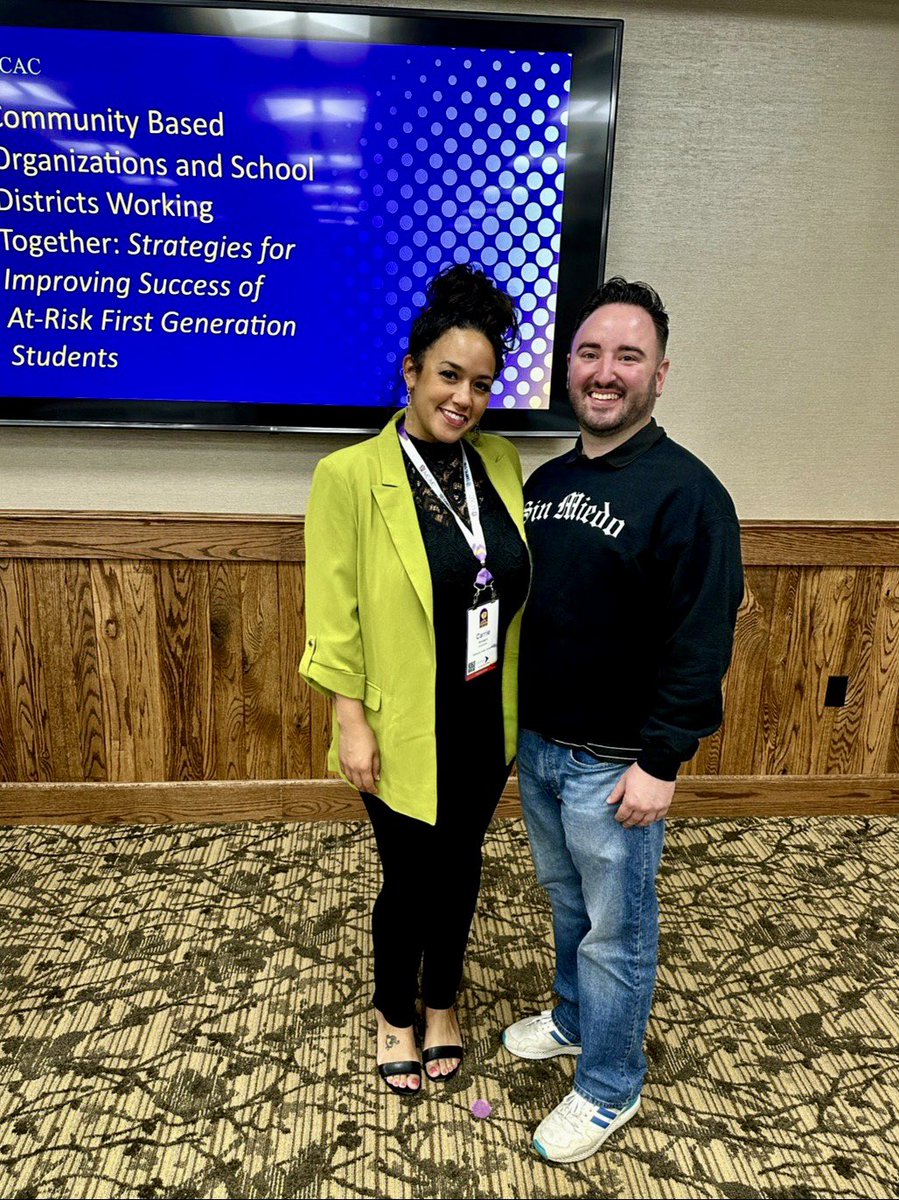 carrie_woodard_'s tweet image. Grateful to have presented with Carlos Chueca repping #Pittsburgh at #PACAC on supporting marginalized first-gen students. Huge congrats to Carlos and Emily Chavez for earning the Partner in Education Award! Advocacy is at the heart of this work. I love what I do. #access #equity