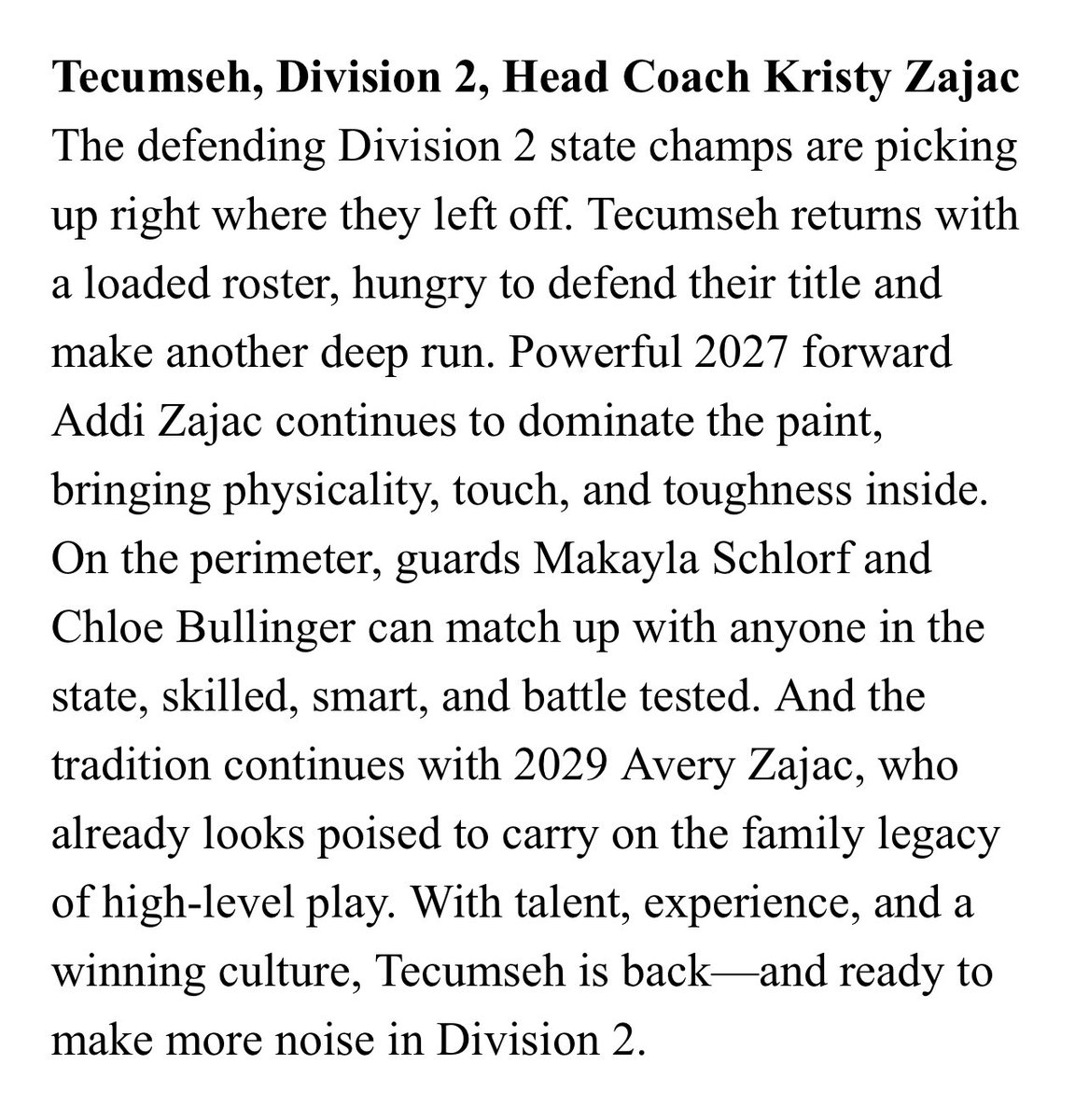 Tecumseh Girls Bball (@tecumsehgbball) on Twitter photo Thank you <a href="/LBInsider/">Jason Wilkins (Wilkins Report)</a>, lots of kids doing the work this summer 💪🏼<a href="/Makayla_Bball9/">Makayla Schlorf</a> <a href="/Chloebullinger/">Chloe</a> <a href="/AveryZajac14/">Avery</a> <a href="/AddiZajac/">Addi Zajac</a> <a href="/ReeseGrounds/">Reese Grounds</a> <a href="/M_Juozapaitis/">Maya Juozapaitis</a> <a href="/MaddyVanblack/">Maddy VanBlack</a> Amaria and Sophia Thank you <a href="/LBInsider/">Jason Wilkins (Wilkins Report)</a>, lots of kids doing the work this summer 💪🏼<a href="/Makayla_Bball9/">Makayla Schlorf</a> <a href="/Chloebullinger/">Chloe</a> <a href="/AveryZajac14/">Avery</a> <a href="/AddiZajac/">Addi Zajac</a> <a href="/ReeseGrounds/">Reese Grounds</a> <a href="/M_Juozapaitis/">Maya Juozapaitis</a> <a href="/MaddyVanblack/">Maddy VanBlack</a> Amaria and Sophia