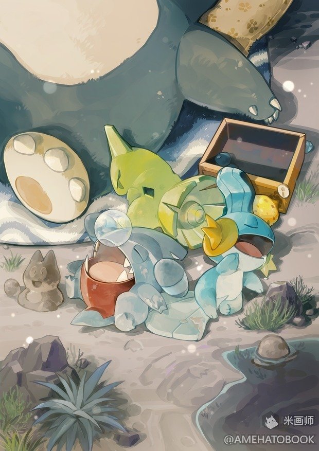 #ポケモン #ポケモンスリープ #PokemonSleep
两年了，还有两个没过签证的宝宝🙇
#フカマル #ヨーギラス #ミズゴロウ