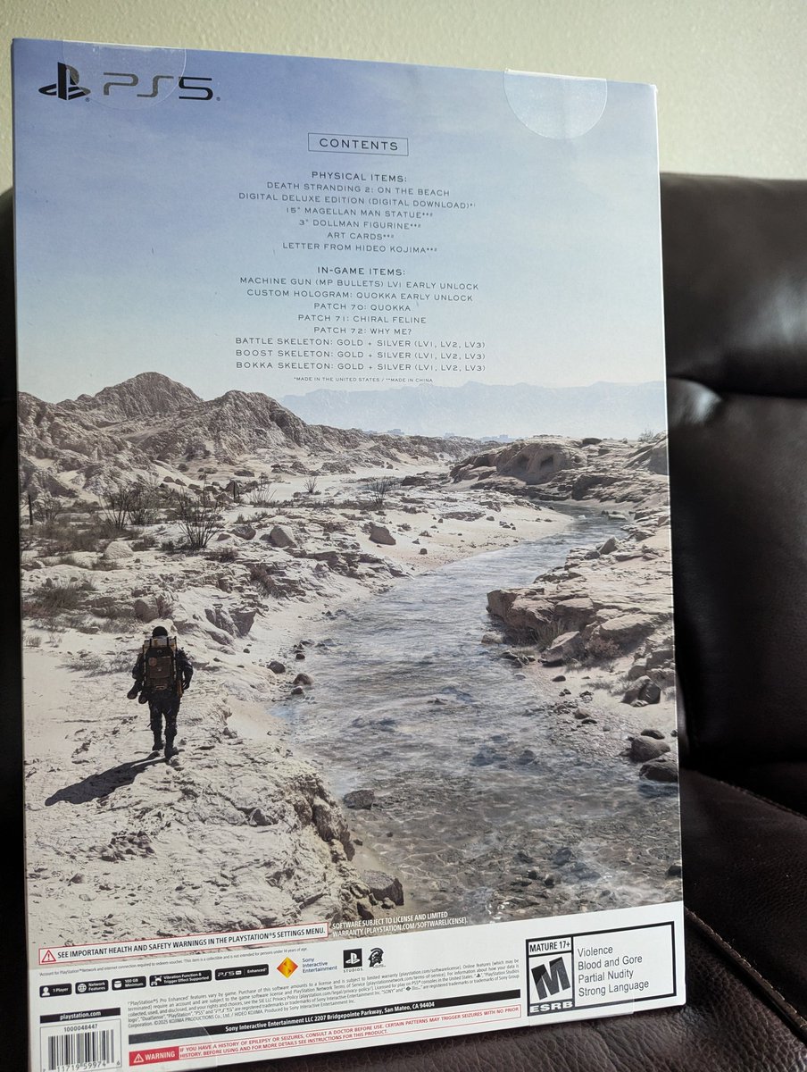 AWabbajack's tweet photo. Death Stranding 2 collections arrived safe! https://t.co/fIROKYcsK3