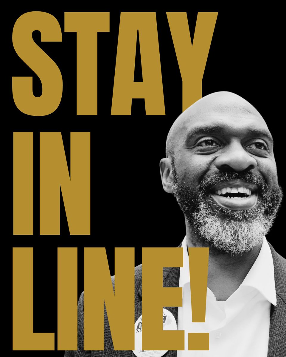 MrMikeBlake's tweet photo. Stay in line! If you are in line at your poll site when the polls close at 9PM, you can still vote.
#BelieveInBlake #BlakeForMayor #MichaelBlake #GOTVNYC https://t.co/T4w6KwO6kC