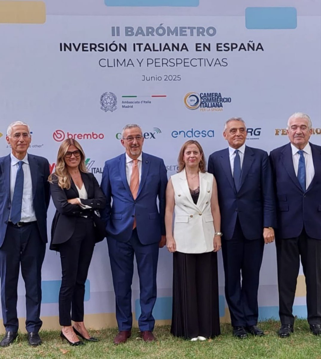 Amparo López Senovilla (@ls_amparo) on Twitter photo Un placer participar en la presentación del barómetro inversión italiana en 🇪🇸 con <a href="/ItalyinSPA/">Italy in Spain</a>.
Italia tiene fuerte presencia en nuestro tejido empresarial y en 2024 la inversión 🇮🇹 casi multiplica por 10 la del año anterior.
Seguimos reforzando una relación sólida y duradera. Un placer participar en la presentación del barómetro inversión italiana en 🇪🇸 con <a href="/ItalyinSPA/">Italy in Spain</a>.
Italia tiene fuerte presencia en nuestro tejido empresarial y en 2024 la inversión 🇮🇹 casi multiplica por 10 la del año anterior.
Seguimos reforzando una relación sólida y duradera.