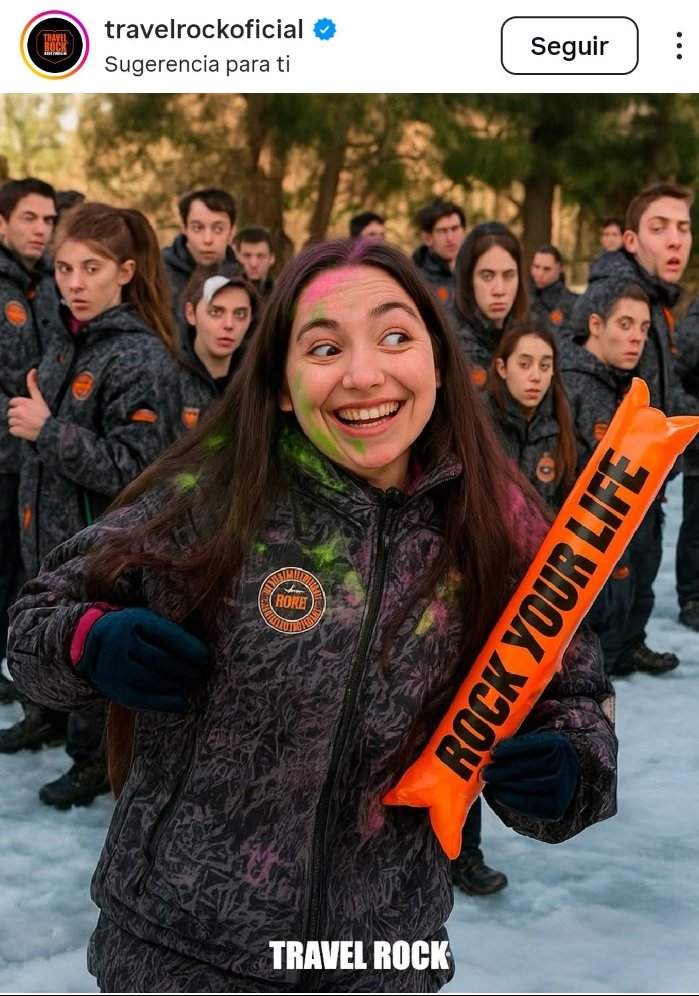 Publicidad con (ponele que inteligencia) artificial.