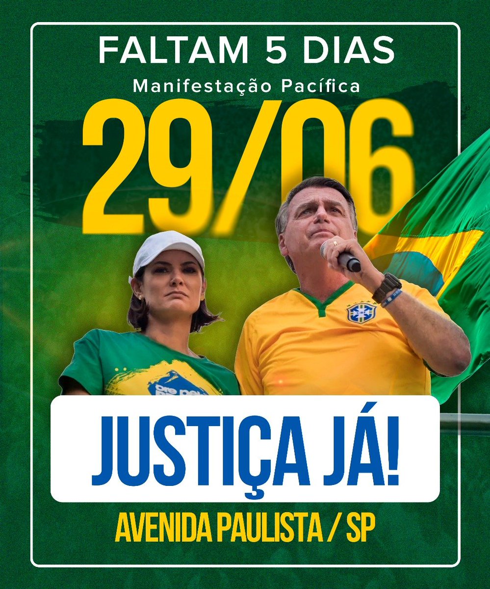 Tá chegando o dia de o Brasil de levantar!!!
Dia 29, às 14h, na Av. Paulista