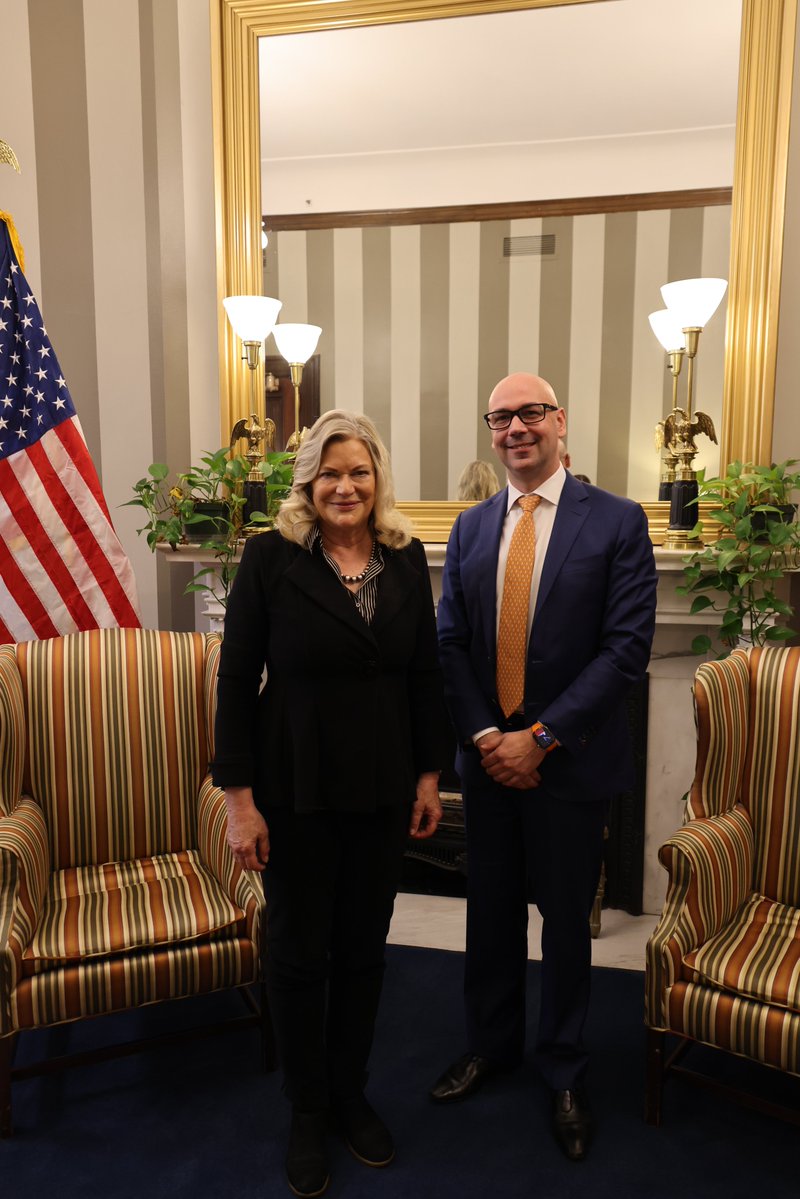 Great meeting w Jonathan Morrison, <a href="/POTUS/">President Donald J. Trump</a>’ nom for <a href="/NHTSAgov/">nhtsagov</a>. He has a passion for American leadership on AVs, and I look forward to moving forward with the Autonomous Vehicle Acceleration Act. This is the first major AV legislation in 8 years &amp; keeps the US in the driver's seat.