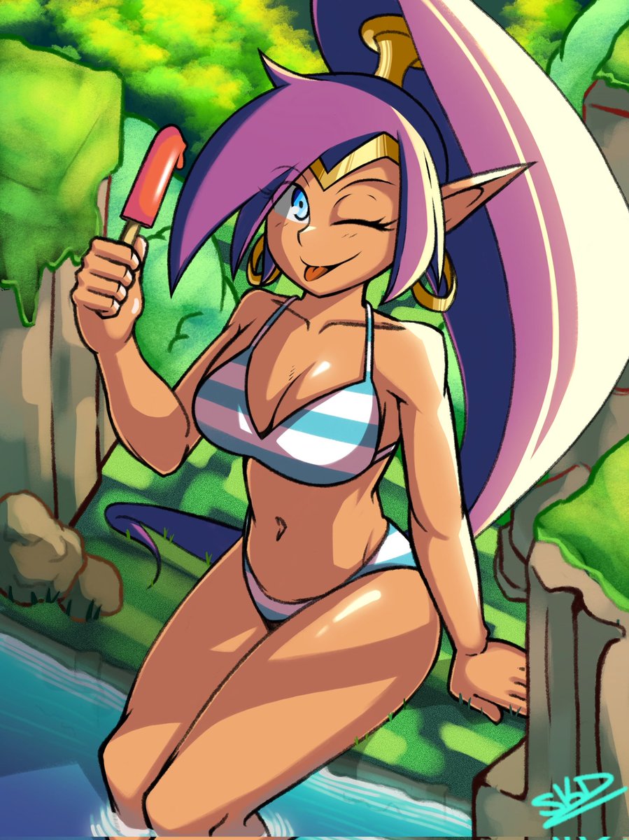 Summertime swimsuit Shantae!