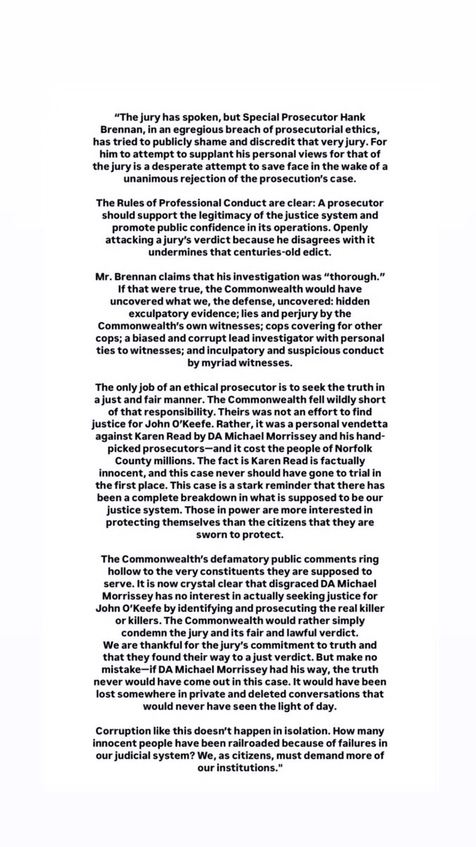 #KarenRead #KarenReadTrial #KarenReadRetrial #JohnOKeefe  #KarenReadTrial2 #KarenReadCase 

STATEMENT FROM DEFENSE ATTORNEY, ALAN JACKSON‼️ 

👇🏼👇🏼👇🏼👇🏼