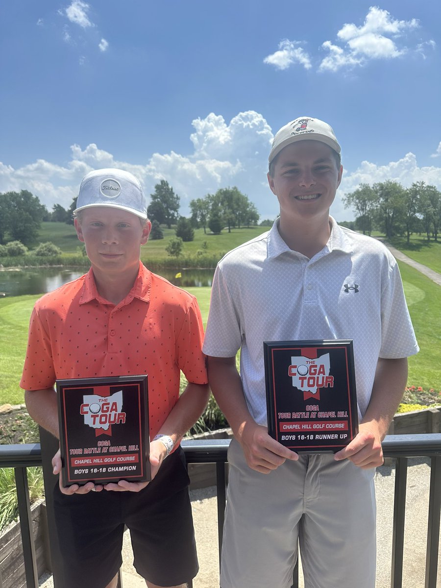 Winners <a href="/cogagolf/">COGA</a> Battle at Chapel Hill: 13-15 Clark F and 16-18 Bennett H.