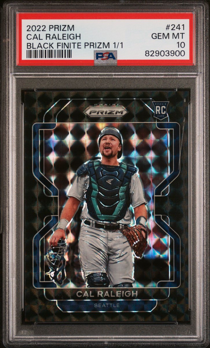 <a href="/Veriswap/">Veriswap</a> Just got a deal done on this Cal Raleigh Black Finite 1/1🔥

He is having one of the best seasons glad to add this one to collection. <a href="/CardPurchaser/">Card Purchaser</a> <a href="/Mariners/">Seattle Mariners</a> #thehobby #bigdumper <a href="/MLB/">MLB</a>