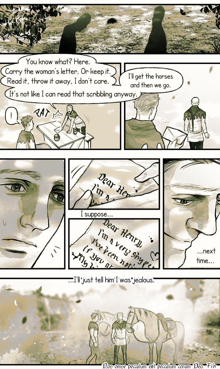 Non omne peccatum est peccatum coram Deo - kcd2 comic #hansry