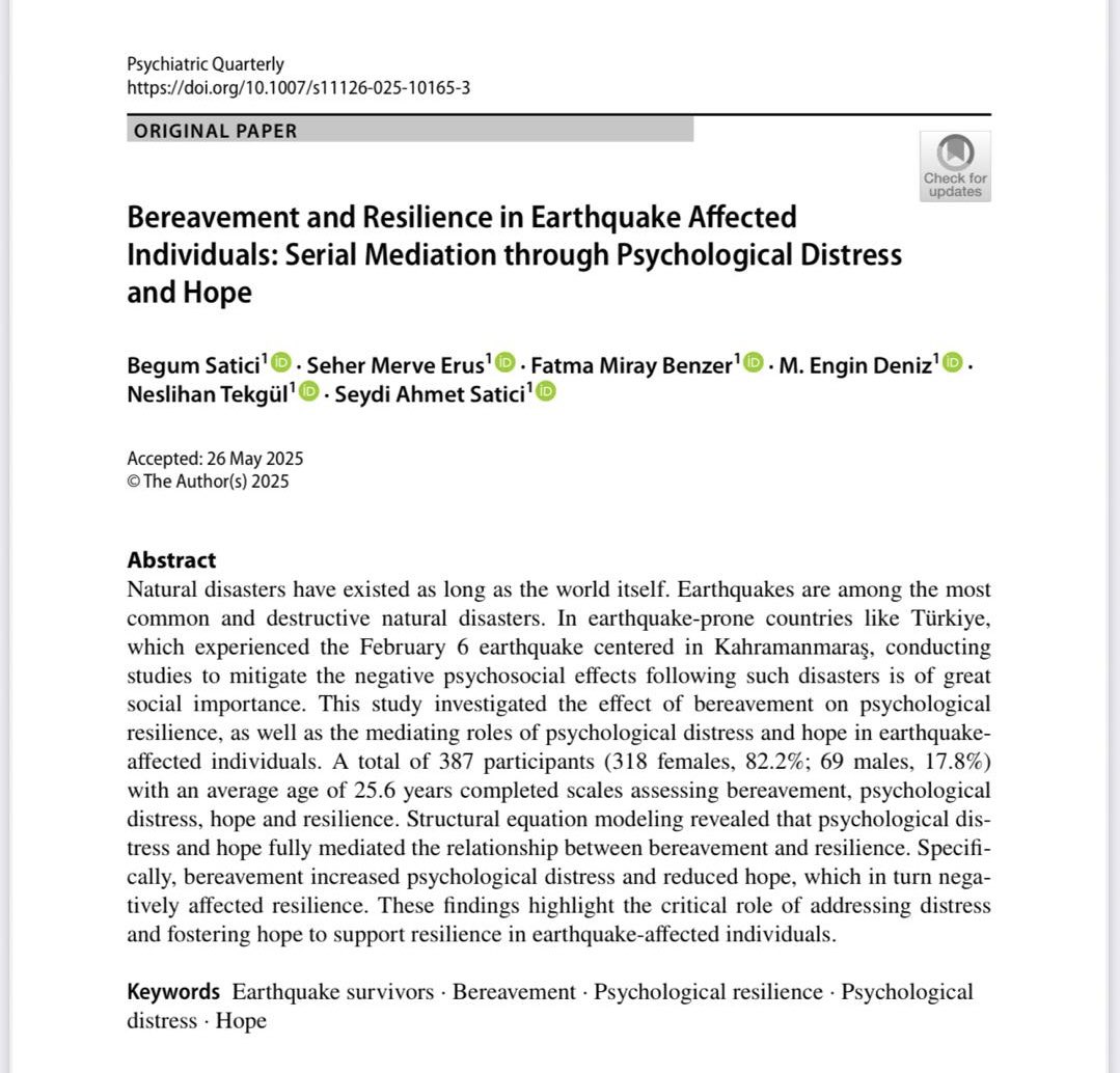 Prof. Dr. Mehmet Engin DENİZ tweet media