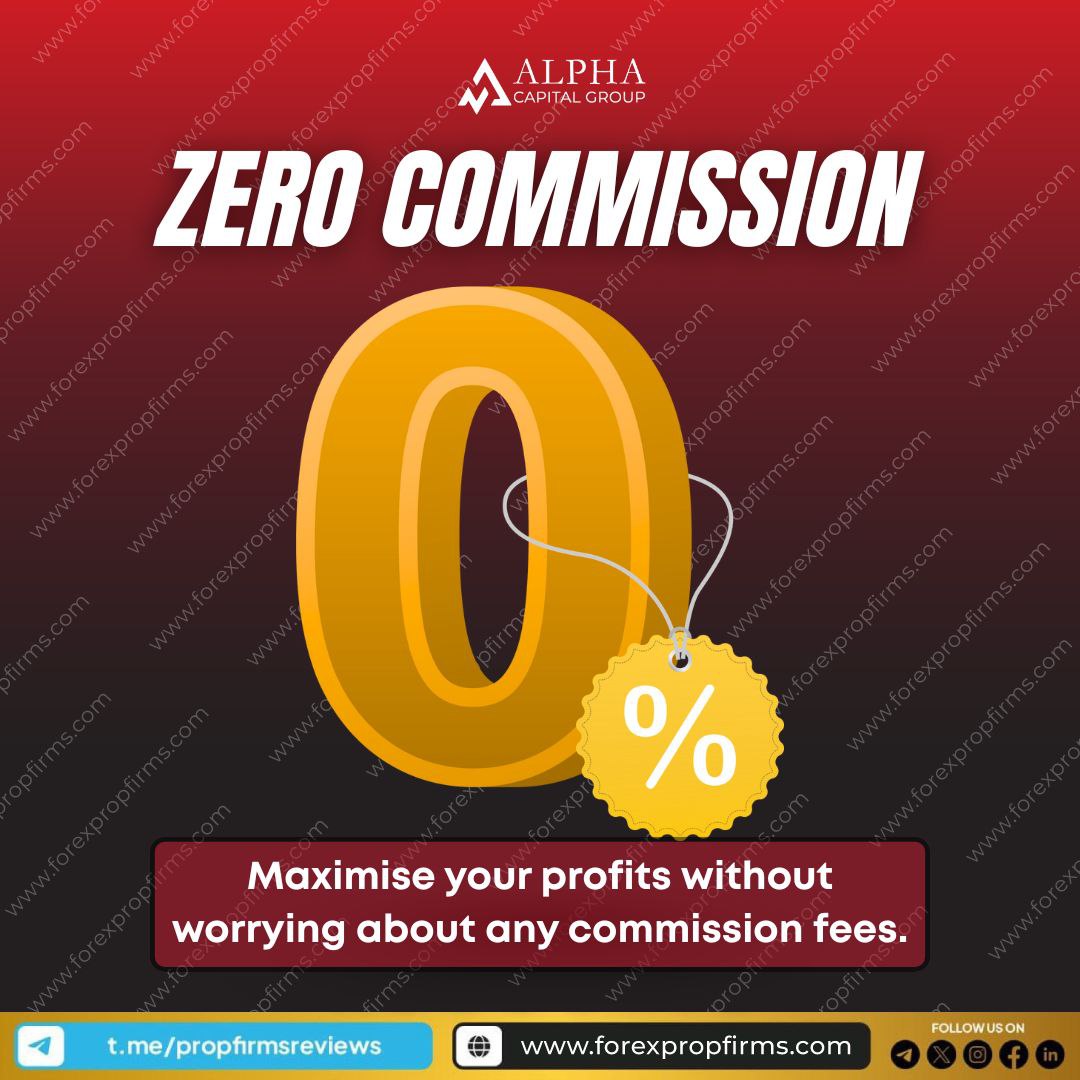 propfirms's tweet image. Alpha Capital Group: Trade with Zero Commission

No hidden fees. Just clean execution and profit-focused trading.
Maximize returns with a transparent cost structure.

@AlphaCapitalUK  #ZeroCommission #ForexPropFirms #CommissionFreeTrading #ForexTrading