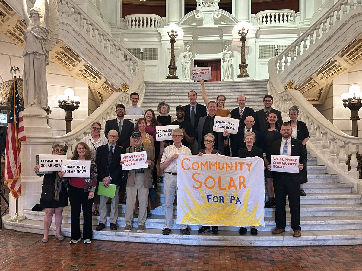 Roger_Sikes's tweet image. Community energy on the move in PA! It lowers electric bills, keeps energy local + is quick to deploy. Let’s go! #communityenergyPA @SolarAccess @solarholler @PennEnvironment @ConsEnergyNetPA @SolarNeighbors