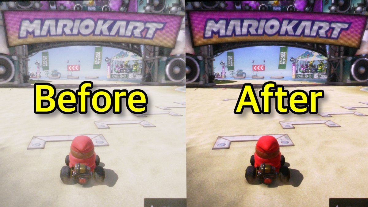 If Nintendo Switch 2's HDR in docked mode looks washed out with clipped highlights on your TV or monitor, here are some [Adjust HDR] settings that should fix it. 🧵👇(1/7)