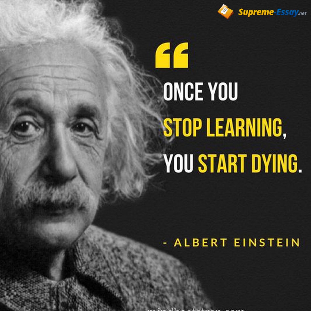 supremeessaynet's tweet photo. “Once you stop learning, you start dying.” – Albert Einstein. Do you agree that learning keeps us truly alive? 📚💡 Keep growing, keep studying — https://t.co/ZfozZBUCaI is here to support your journey!
#supreme_essay #einsteinquote #neverstoplearning #studyinspo #education https://t.co/Sl381A6DwD