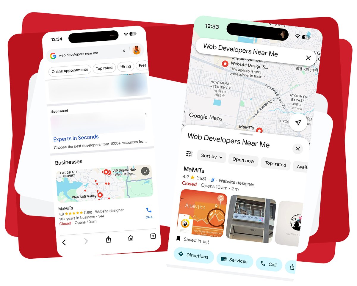 MaMITsinfo's tweet image. 🚨 Got a Great Idea? Desperate to Launch? Google It: “Web Developers Near Me” 🔍💡

Find a real local dev (not just a freelancer), who turns panic into plan, and builds your idea into a working MVP – fast and smart. 🧠🚀

#WebDevelopersNearMe #MaMITs