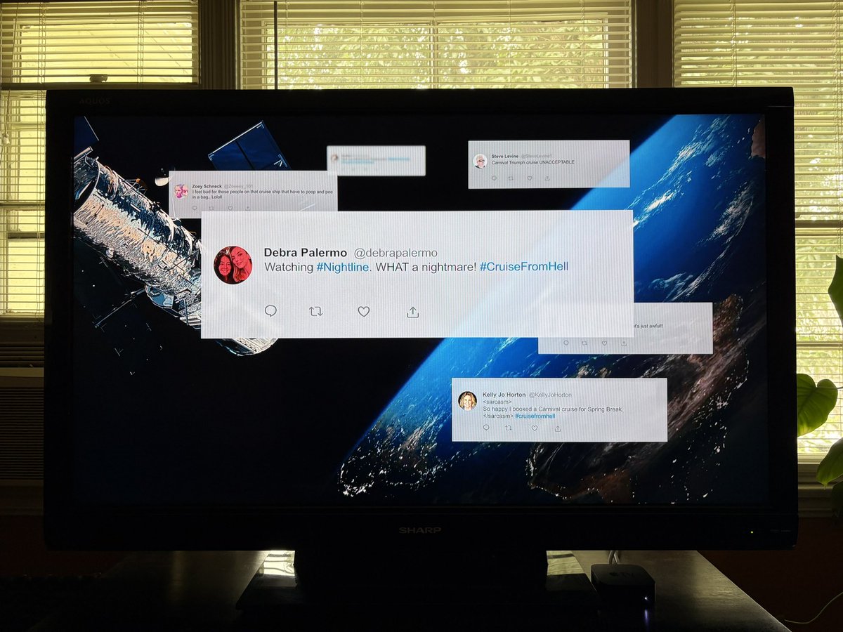 debrapalermo's tweet photo. Hey LOOK Iβm famous! π€© Watch the documentary #TrainwreckPoopCruise on Netflix. They quoted me! My tweet from 2013 was the first one they showed. ππ©π³οΈ #CruiseFromHell https://t.co/SQiTotxD3C