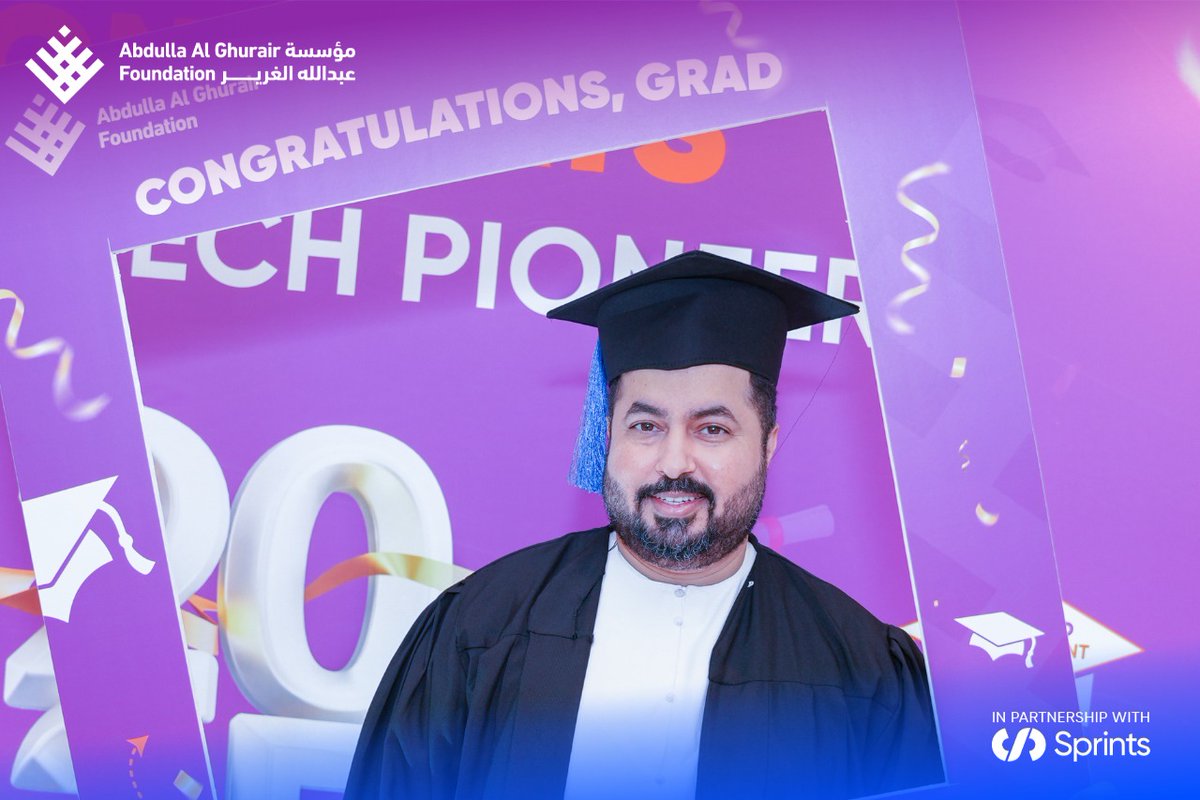 SprintsAi's tweet photo. At Nomu Al Ghurair Digital Bootcamps, in partnership with Abdulla Al Ghurair Foundation, we celebrated more than graduation — we celebrated people, passion, and potential.

Here’s to new beginnings in tech! https://t.co/DphneMughj