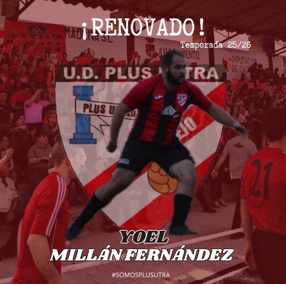 📣 𝗥𝗘𝗡𝗢𝗩𝗔𝗗𝗢 | Yoel, el cerebro del medio sigue en casa.

Control, entrega y liderazgo para una temporada más en el Plus Ultra.

Aúpa Plus Ultra
❤️🖤