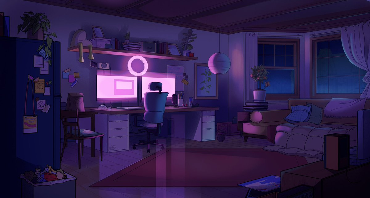 PeluPng's tweet photo. UwU thank you for all the new follows 👉🏽👈🏽✨💖 here is a bg paint I did on one of my finals for school heehee https://t.co/7Lb1dzPbAV