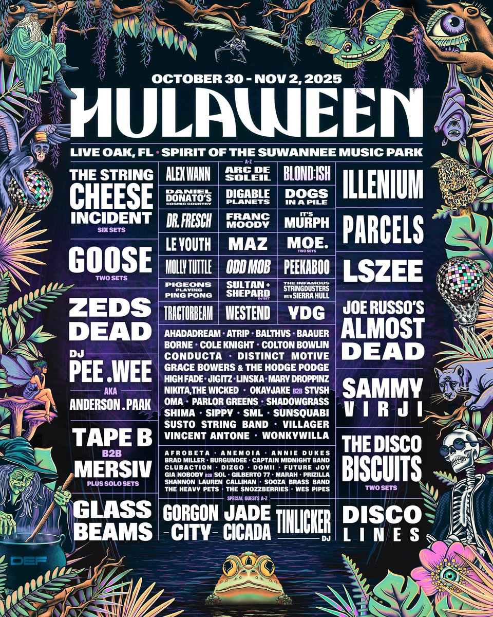 HulaweenFL's tweet image. 🎃🎉 Celebrating 12 years (!!) of Hulaween, as an independent festival 🏠👻

We’re giving ticket holders and non-ticket holders alike a chance to win a pair of weekend passes or upgrades!

🎁 To enter:
1️⃣ Share this post to your story
2️⃣ Tag your festie bestie (each tag = one…