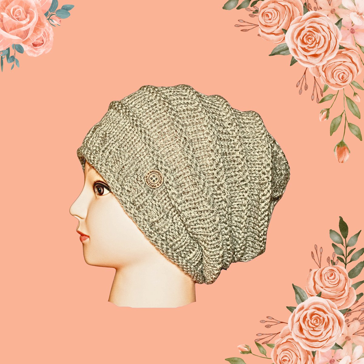 eeecrafter's tweet photo. Soft and Slouchy: Handcrafted Light Brown Beanie for Adults, Perfect for Chilly Days, Soft Stretchy Yarn @ https://t.co/KrYsIWksC7 #knitting #slouchyhat #eeecrafter #etsyseller https://t.co/7ke1zzKnFF