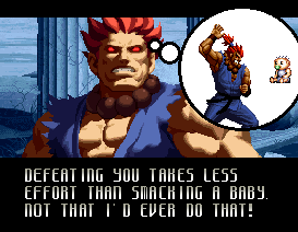 I still can't believe this is a real Akuma win quote.  What was he thinking?