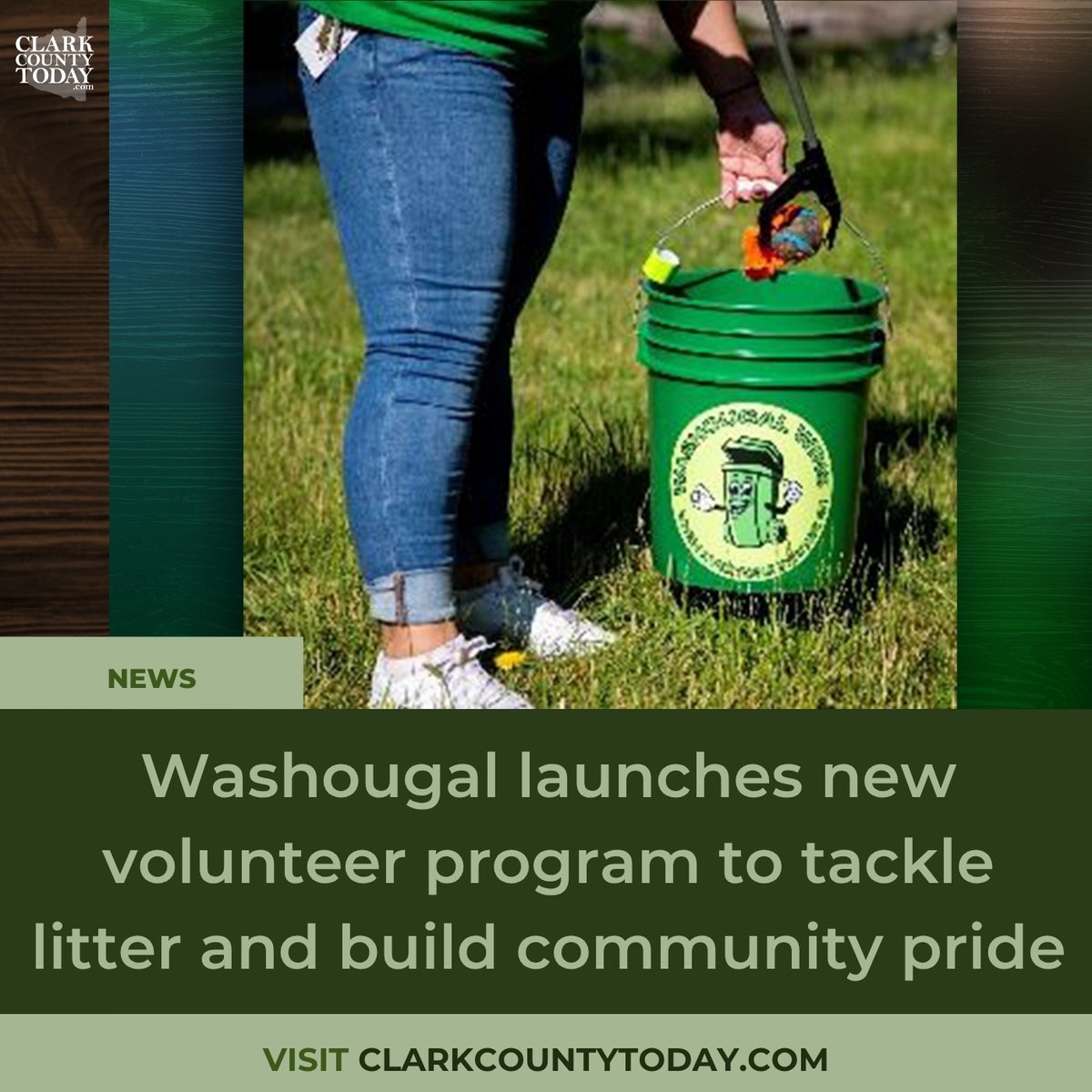 NewsFromCCT's tweet image. Washougal launches “Washougal Wins,” a citywide litter cleanup effort offering rewards and community recognition for volunteers.
 clarkcountytoday.com/news/washougal… #Washougal #WashougalWins #VolunteerProgram