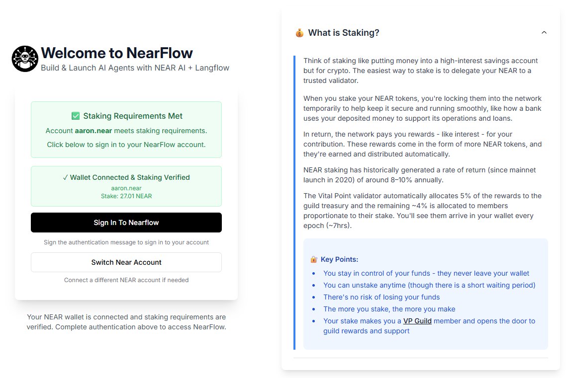 Building on NEAR | Vital Point (@aaron_luhning) on Twitter photo 👀 July 1 – Stake <a href="/NEARProtocol/">NEAR Protocol</a> with <a href="/VitalPoint_AI/">Vital Point | Building on NEAR</a> and get instant access to Nearflow. No additional accounts or approvals.
Stake for Access = stake and use while you earn, unstake anytime. Always in control of your NEAR. 👀 July 1 – Stake <a href="/NEARProtocol/">NEAR Protocol</a> with <a href="/VitalPoint_AI/">Vital Point | Building on NEAR</a> and get instant access to Nearflow. No additional accounts or approvals.
Stake for Access = stake and use while you earn, unstake anytime. Always in control of your NEAR.