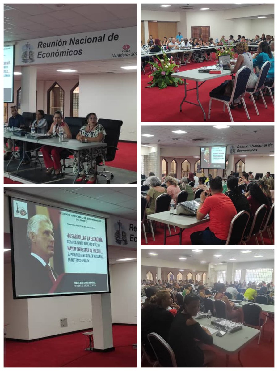 Con la presencia de la Vicepresidenta Económica de la Corporación Cimex.SA Oficial se inició hoy oficialmente la "Reunión Nacional de Económicos" 
.
#CimexEconomía2025
#SucursalCimexMatanzas
