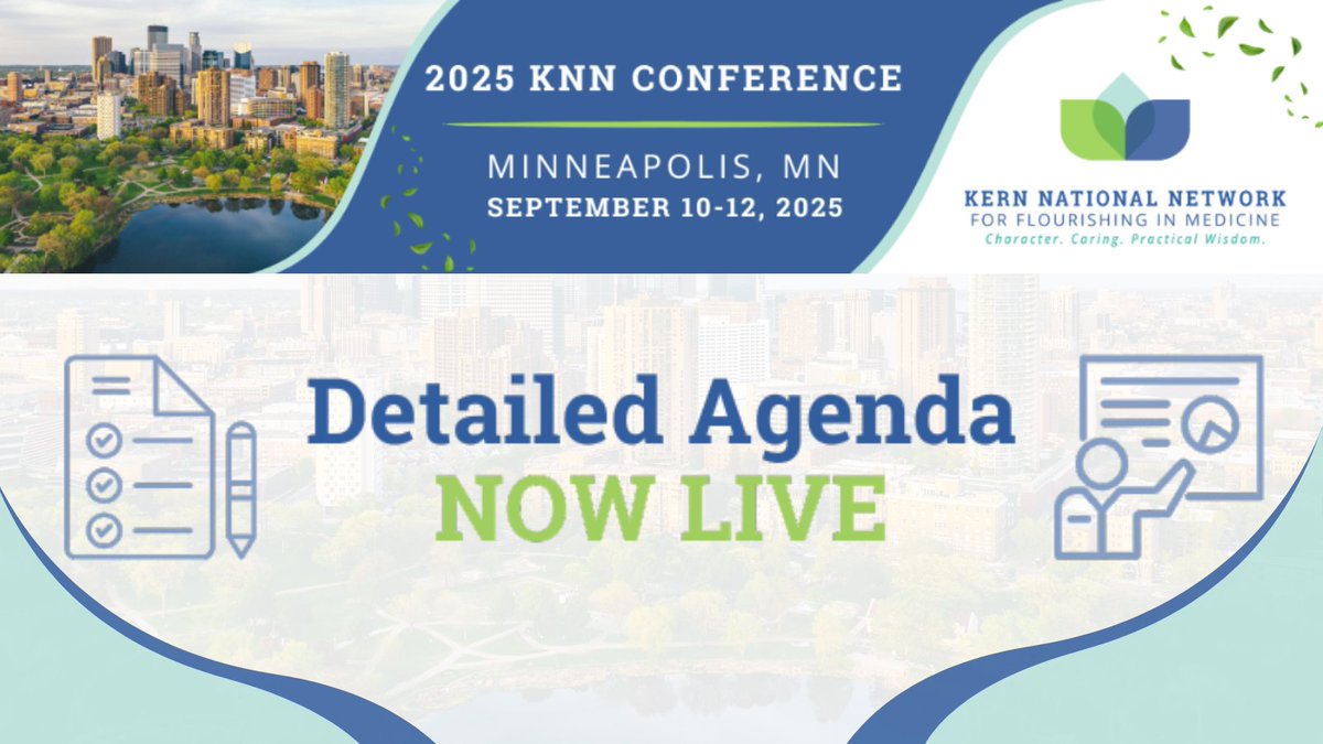 KernNetwork's tweet image. The 2025 KNN Conference agenda is now available! 
 
Register today to join peers from across the health ecosystem for an agenda filled with thought-provoking presentations, skill-building workshops, a poster symposium and more: bit.ly/4kHVX8M