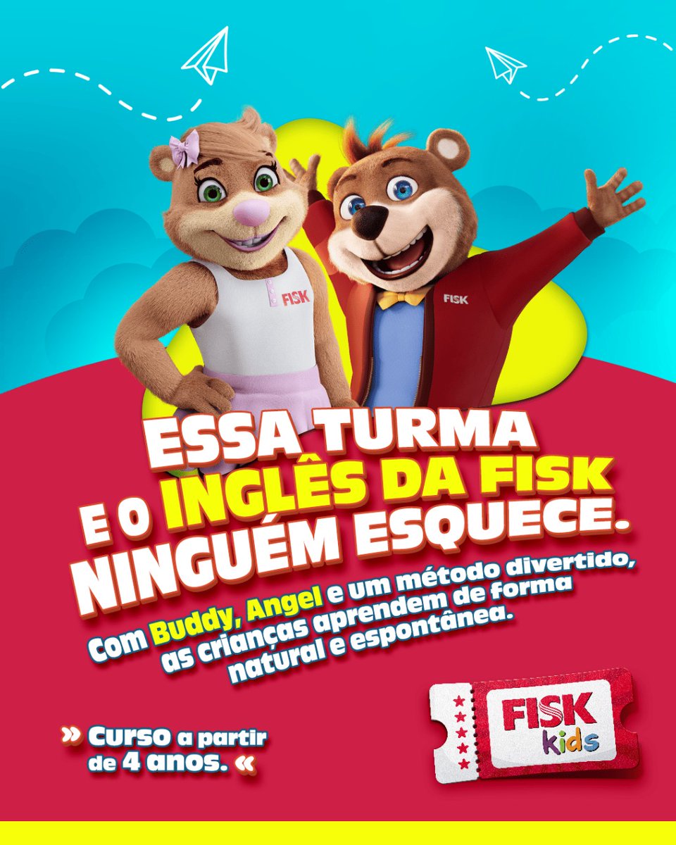 fisktimbo's tweet photo. Matrículas abertas para turmas de inglês para crianças de 4 a 5 anos, nos períodos da tarde e da noite! 
Garanta já a sua vaga e proporcione ao seu filho um futuro bilíngue cheio de oportunidades!
#MATRICULASABERTAS
 #INGLÊSÉNAFISK https://t.co/nhiEc7kxyB