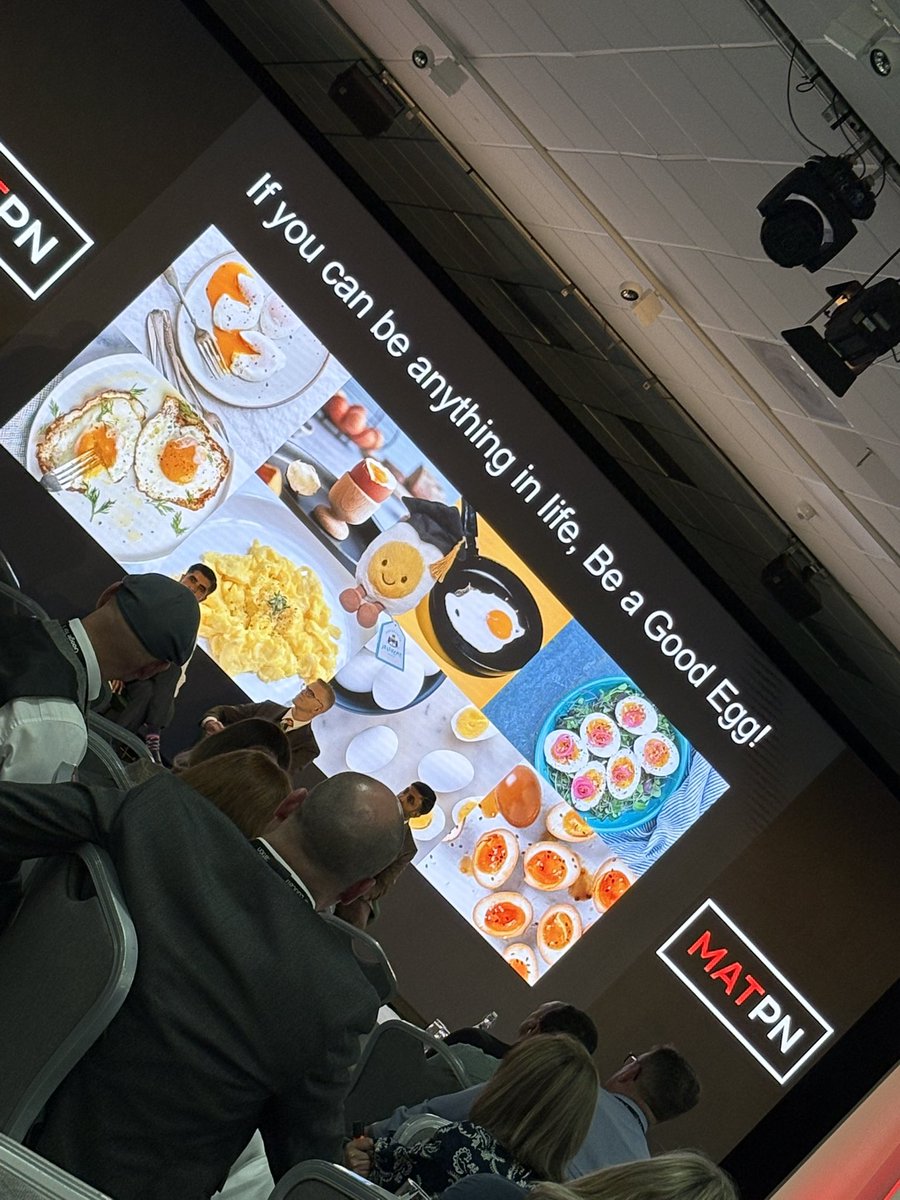 A great day at #MATPN Thank you!
#beagoodegg