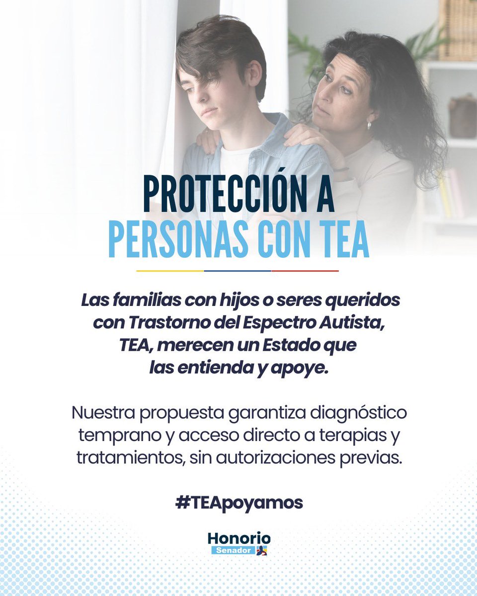 honohenriquez's tweet photo. ¡Por una atención en salud que abrace a todos! 💙 #TEApoyamos
Las familias con hijos o seres queridos con Trastorno del Espectro Autista no deben caminar solas ni enfrentar barreras.
Con nuestra iniciativa, queremos que sean reconocidos como sujetos de especial protección, con diagnóstico temprano y acceso directo —sin trabas ni autorizaciones interminables para acceder a terapias, consultas y tratamientos.
Porque cada niño, cada persona con TEA, merece una atención digna, oportuna y con el corazón.