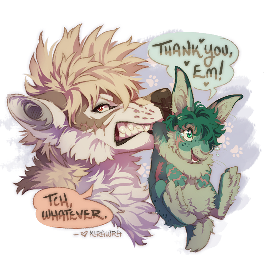 A little thank-you to <a href="/NovaNeonDream/">em ✨</a> for hosting and editing such a wonderful project 💚🧡
#BKDKLightningThunder #bkdk