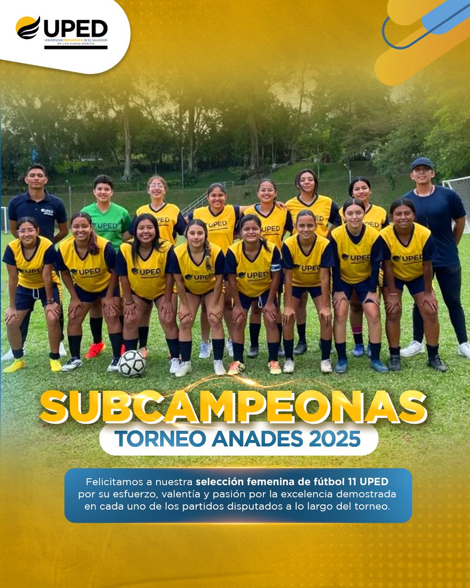 Felicitamos a cada una de nuestras jugadoras por su entrega, coraje y pasión en la cancha. Su esfuerzo ha dejado en alto el nombre de la UPED en cada partido. 

¡Gracias por representar con orgullo a nuestra universidad!