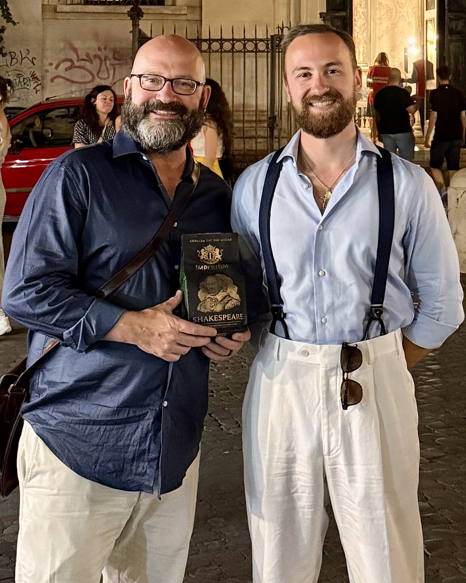 Evan Amato (@sirevanamato) on Twitter photo Dinner with <a href="/DobskiBJ/">Bernard J Dobski</a> in Rome
Great company, great conversation — from Alexis de Tocqueville to Giovanni Gentile and more… Dinner with <a href="/DobskiBJ/">Bernard J Dobski</a> in Rome
Great company, great conversation — from Alexis de Tocqueville to Giovanni Gentile and more…