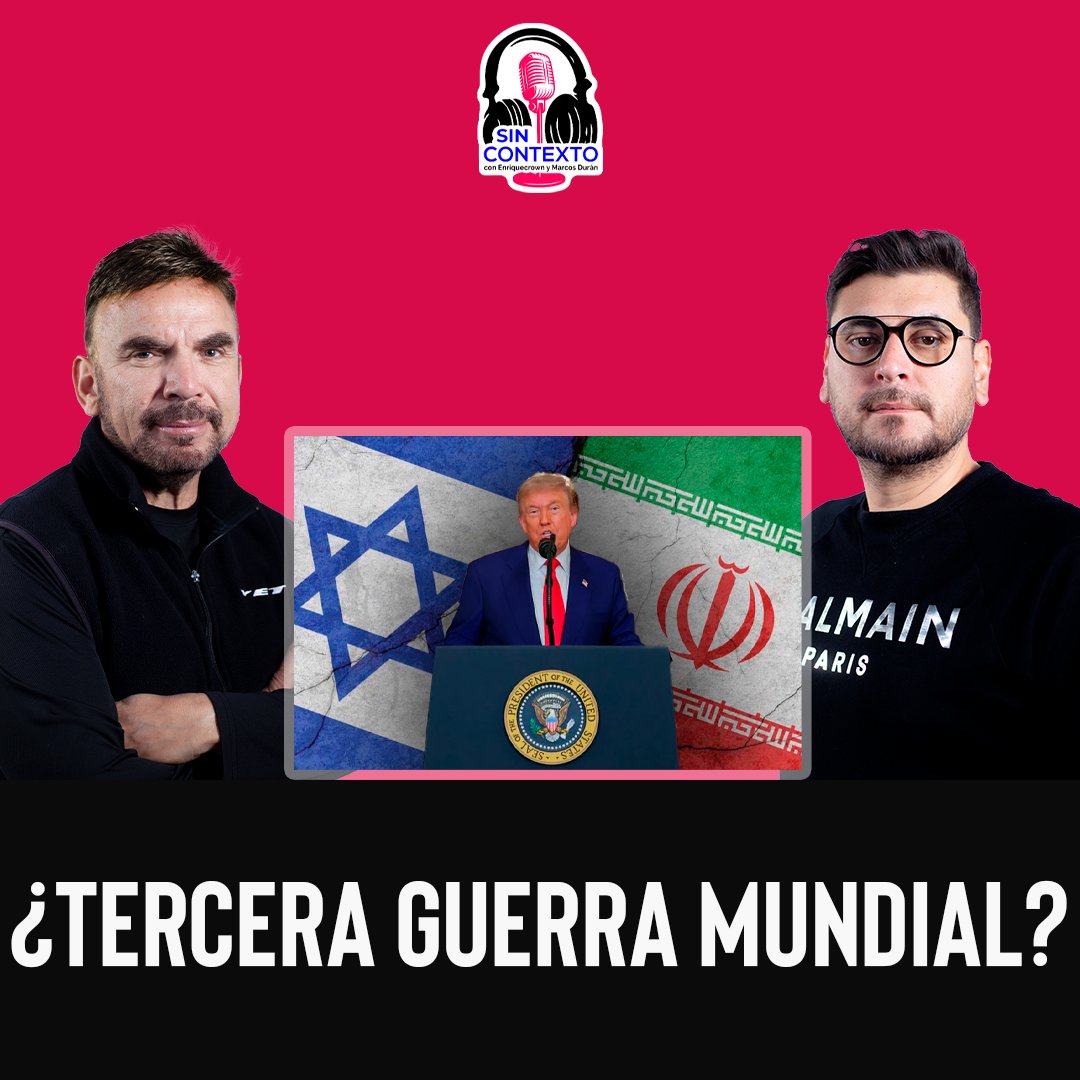 Agenda Viral (@agendaviral) on Twitter photo #Podcast | En este episodio de #SinContexto <a href="/enriquecrown/">enriquecrown</a> y <a href="/marcosduranfl/">Marcos Durán</a> hablan sobre la guerra entre Israel e Irán tras los recientes ataques de Trump a instalaciones nucleares
EP: youtu.be/rcx9R8PC5oM
Producido por Enriquecrown / Agenda Viral #Podcast | En este episodio de #SinContexto <a href="/enriquecrown/">enriquecrown</a> y <a href="/marcosduranfl/">Marcos Durán</a> hablan sobre la guerra entre Israel e Irán tras los recientes ataques de Trump a instalaciones nucleares
EP: youtu.be/rcx9R8PC5oM
Producido por Enriquecrown / Agenda Viral