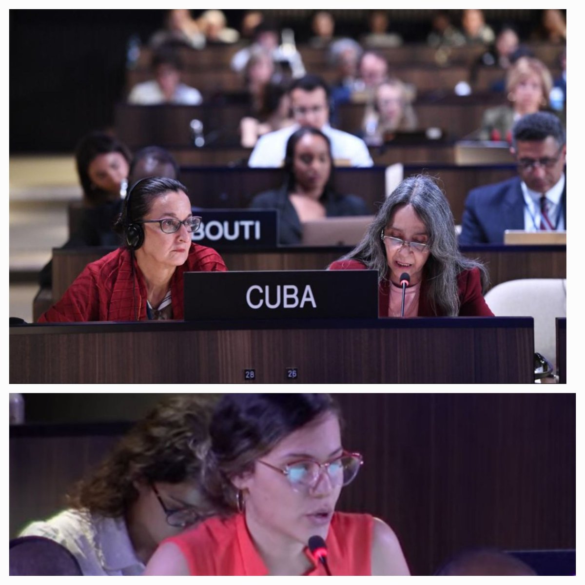 Desde las actuales representantes, hasta las que nos precedieron, la Delegación 
Cubana ante la <a href="/UNESCO/">UNESCO 🏛️ #Education #Sciences #Culture 🇺🇳</a> ha tenido una fuerte tradición de defensa por #mujeresendiplomacia. ¡Felicidades a nuestras colegas¡ ¡Somos un mismo camino¡