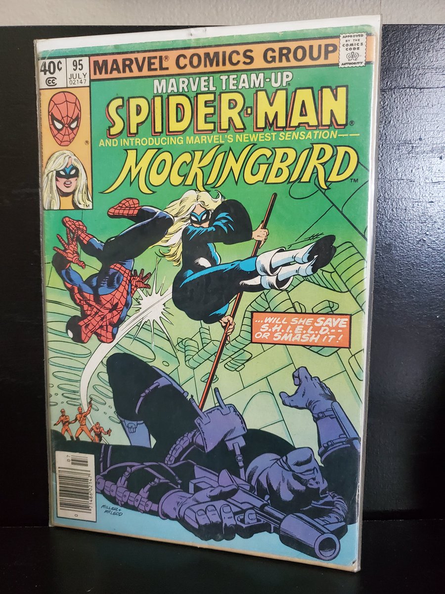 Amra1260881's tweet photo. #MarvelTeamUp #Mockingbird  #Spiderman https://t.co/eC195c1Nc1