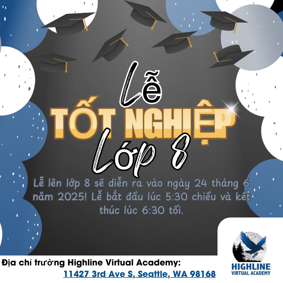 🎉 8th Grade Promotion is TODAY! 🎓

Join us as we celebrate our amazing 8th graders and all they’ve accomplished! 🎈✨
📍 Original Beverly Park Campus
🕠 Today at 5:30 PM

Families, friends, and supporters — come cheer on our students as they take their next big step toward HS.