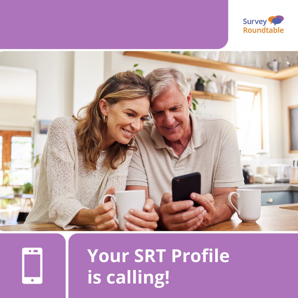 SurveyRoundtab1's tweet photo. Want to earn even more cash and gift cards from #SurveyRoundtable? Double-check that your SRT Profile is completed -- it's how we pair you with surveys you'll love! #surveysarefun https://t.co/ZN1XXI3RJx