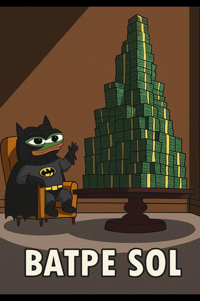BatpeonSol's tweet photo. 🦇 BATPE SOL is not just a meme — it's a movement.
From the basement to the penthouse, we’re stacking bags the organic way 💰
No bots. No cap. Just pure grind.
https://t.co/Yz9Qfsampu
#BATPE #Solana #MemeCoin #CryptoCommunity #solana #pepe https://t.co/1CTCIWVUbo