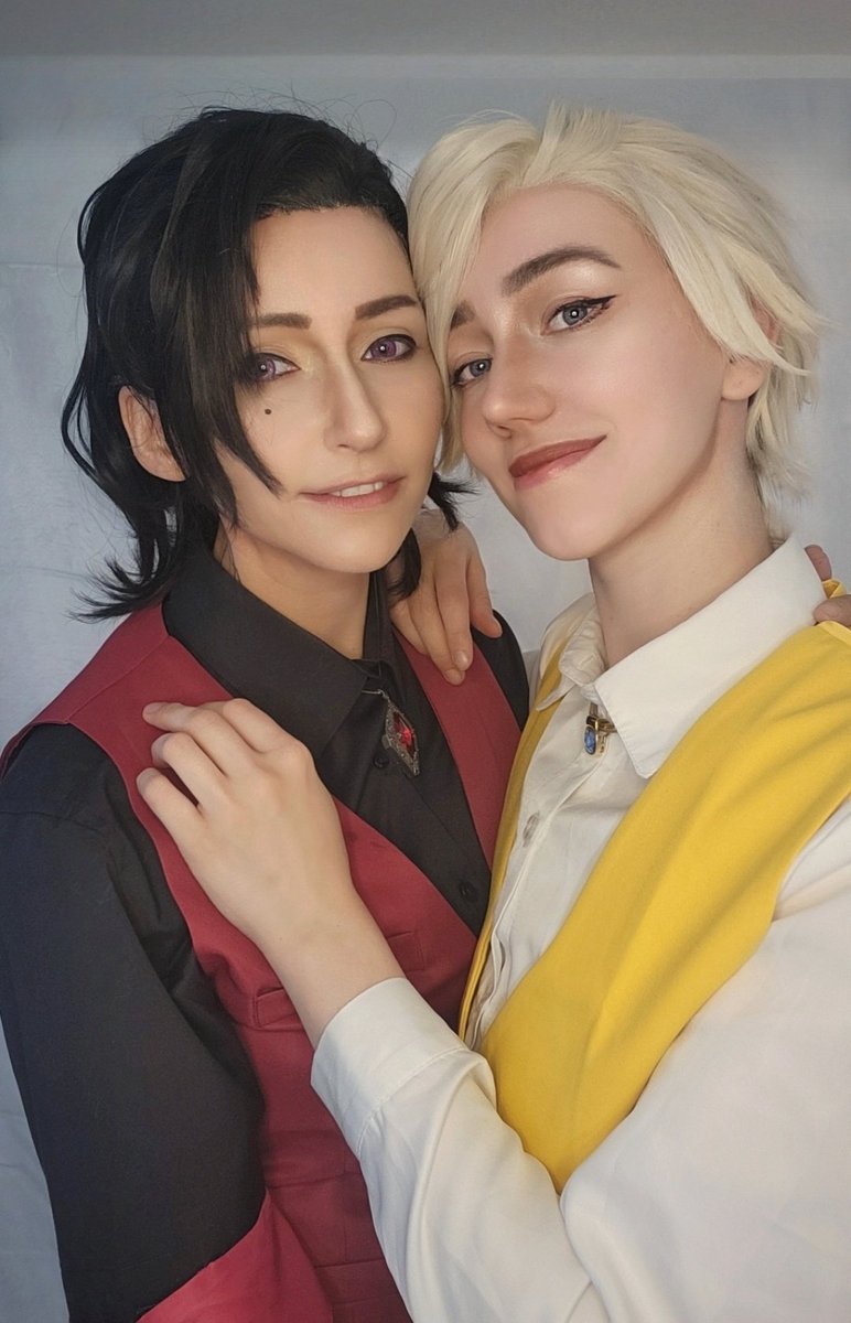 NibuNibuToshi's tweet photo. We were cooking last weekend hehe 
with @Kiwi_Kokosnuss as Nice ♥️

#tbhx #TOBEHEROX #wrice #cosplay https://t.co/K440dcb710