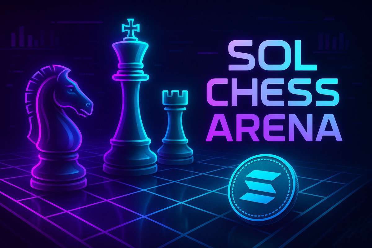 SOL_Chess_Arena's tweet photo. ♟️Think you're smart? 
Step into the Arena and prove it.🧠

🎮 https://t.co/l3JAD0rhrt

#Solana #ChessDegen #Web3Gaming #CryptoGaming #GameFi #NFTGaming #SkillBased #ChessLife #PlayToEarn #Web3Games #DegenGaming #BlockchainGaming #StrategyGame #MindGames #IndieDev #PvP #FreeToPlay #OnlineChess #SolanaGaming