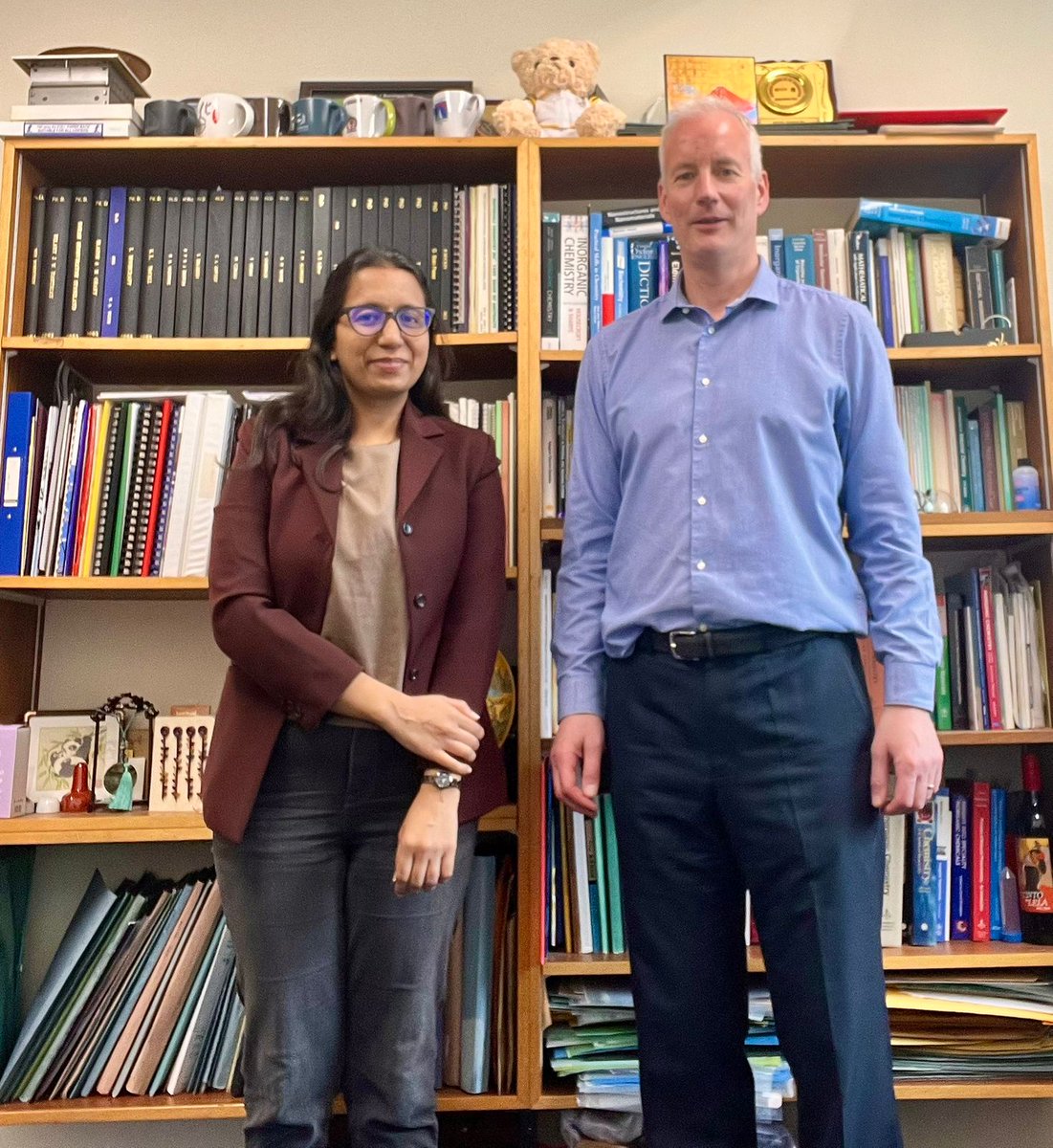 plasmonicpriya's tweet photo. I had the pleasure of meeting Prof. Neil Robertson, Dean of International Partnerships at the University of Edinburgh, Scotland.  It was nice to engage in a discussion regarding photocatalysis &amp; to identify shared interests in sustainability and energy research @Chemistry_iitd https://t.co/U5xYEhppzb