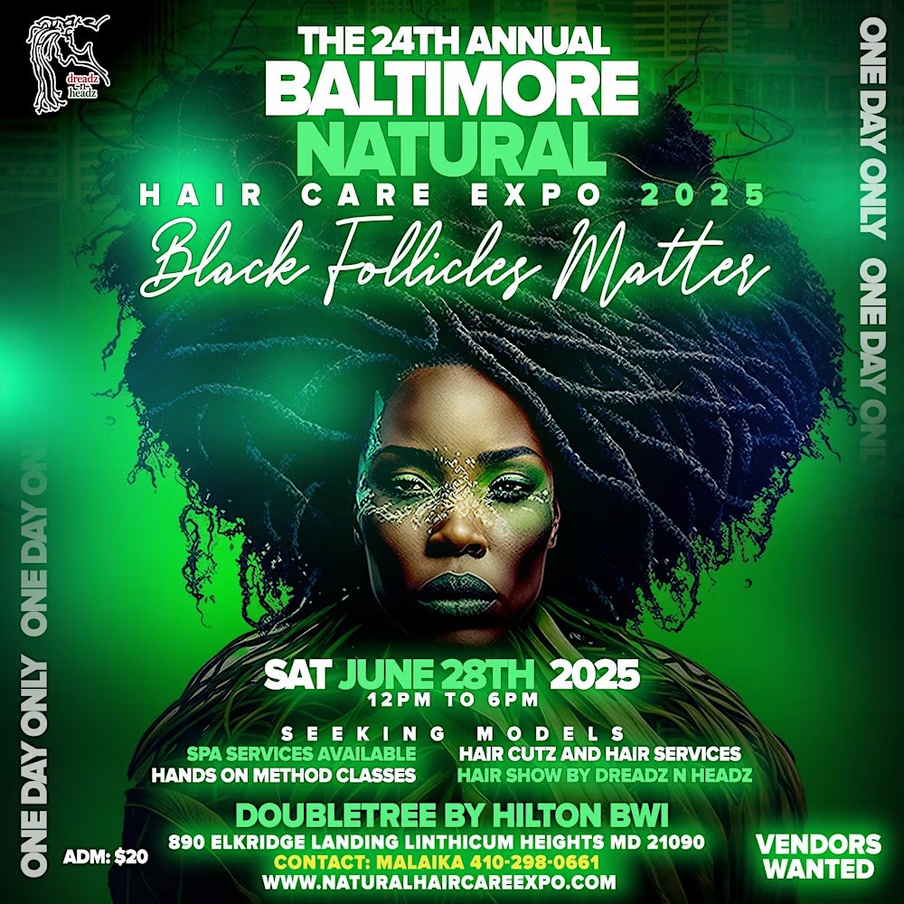Black Follicles Matter Expo 2025: A safe space for curls, coils and conversations
By Marlee Jones, AFRO Intern 
ow.ly/kxeV50WfKQQ

#naturalhaircare #blackfolliclesmatter #selflove #blackhairempowerment #communityhealing