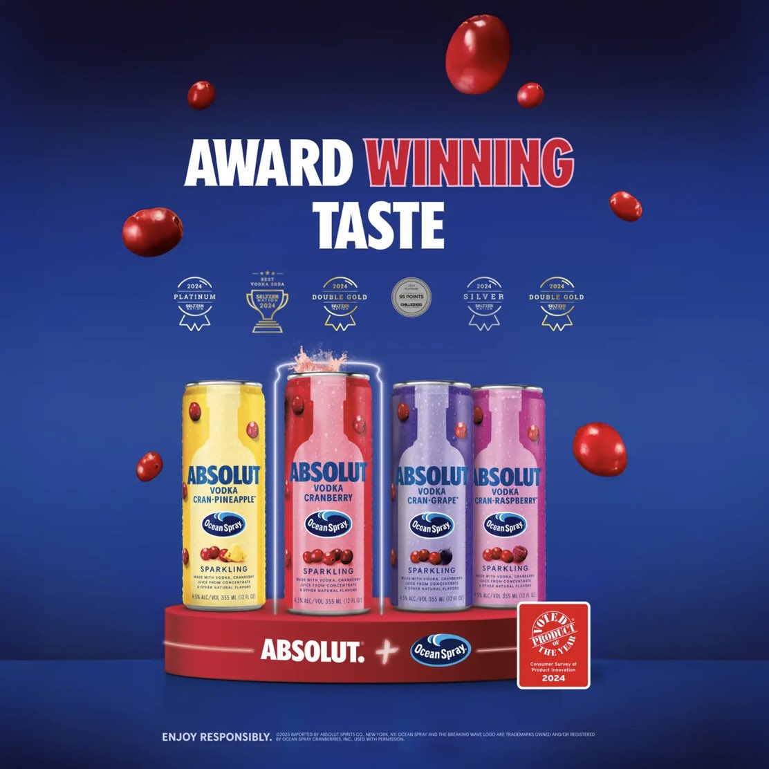 IdealEvents2016's tweet photo. SPOILER ALERT: Cranberry took over Chicagoland this weekend 🍒💥
@AbsolutUS + @OceanSprayInc = a sparkling hit ✨
Fav review?
“Cran-Raspberry tastes like vacation in a can! 🏖️”
#IDEALSipIntoSummer #absolutvodka
#IdealConsumerEvents #absolutely #AbsolutOceanSpray #Summer2025 https://t.co/CDxTfUjxZv